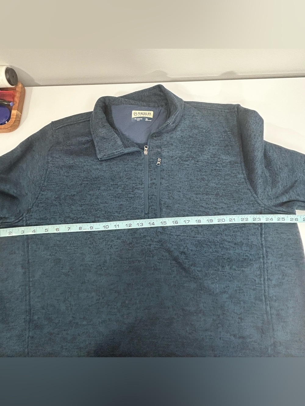 NWT Magellan Outdoors Men's Blue Lightweight Quarter-Zip Shirt Jacket Size XL - Picture 14 of 14